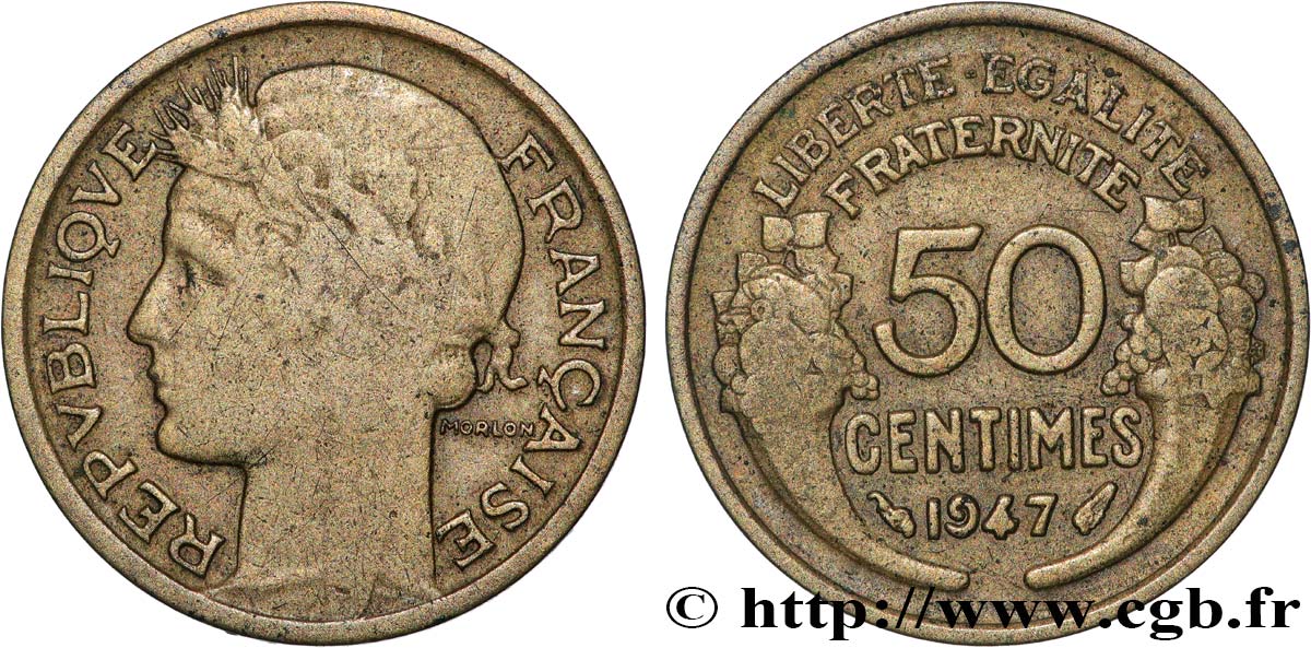 50 centimes Morlon 1947 F.192/19 SGE