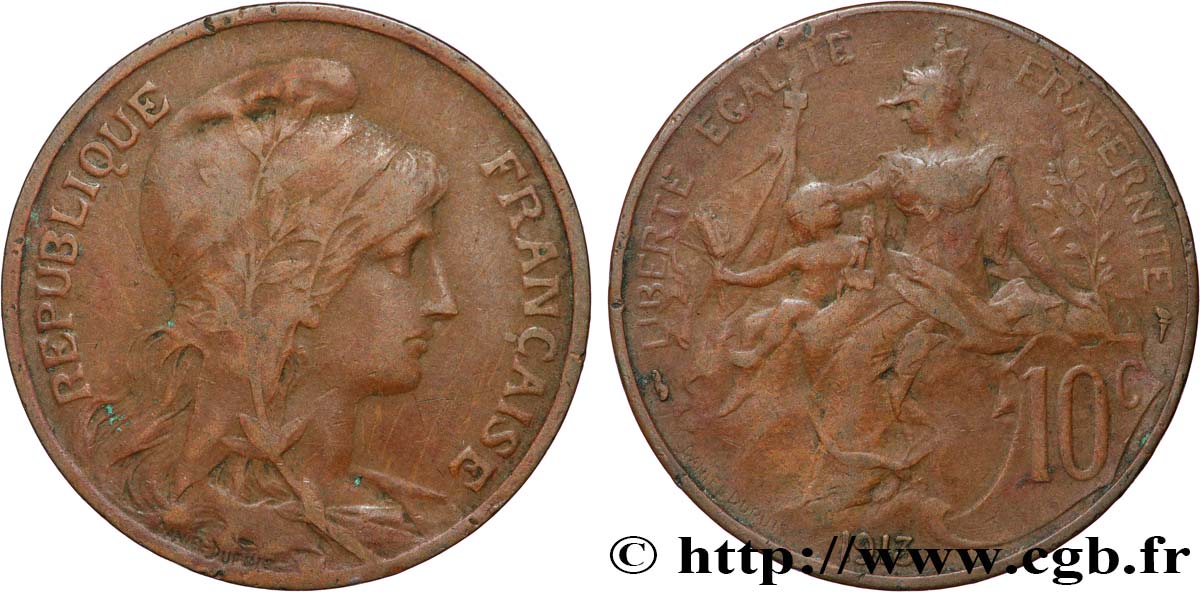 10 centimes Daniel-Dupuis 1913  F.136/22 TB25