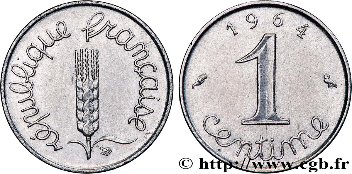 1 centime Épi 1964 Paris F.106/8 SUP+