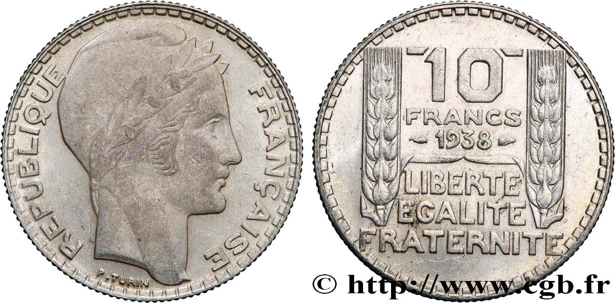 10 francs Turin 1938  F.360/9 fSS 