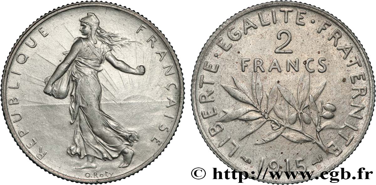 2 francs Semeuse 1915  F.266/17 SUP