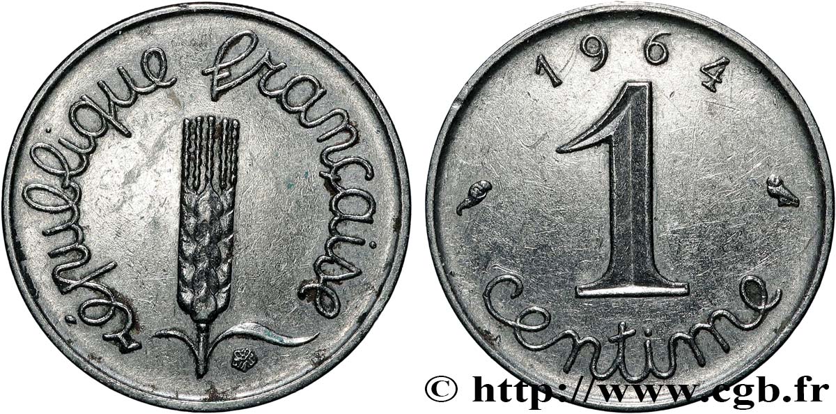 1 centime Épi 1964 Paris F.106/8 SUP