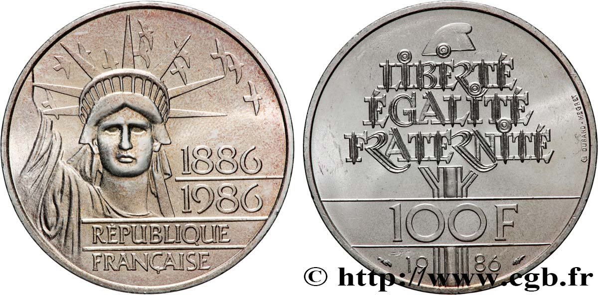 100 francs Liberté (Statue de la) 1986 F.454/2 MS