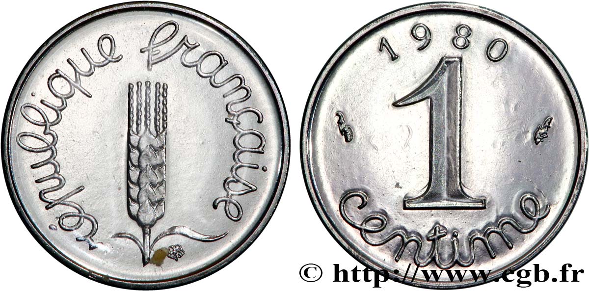 1 centime Épi 1980 Pessac F.106/37 MS