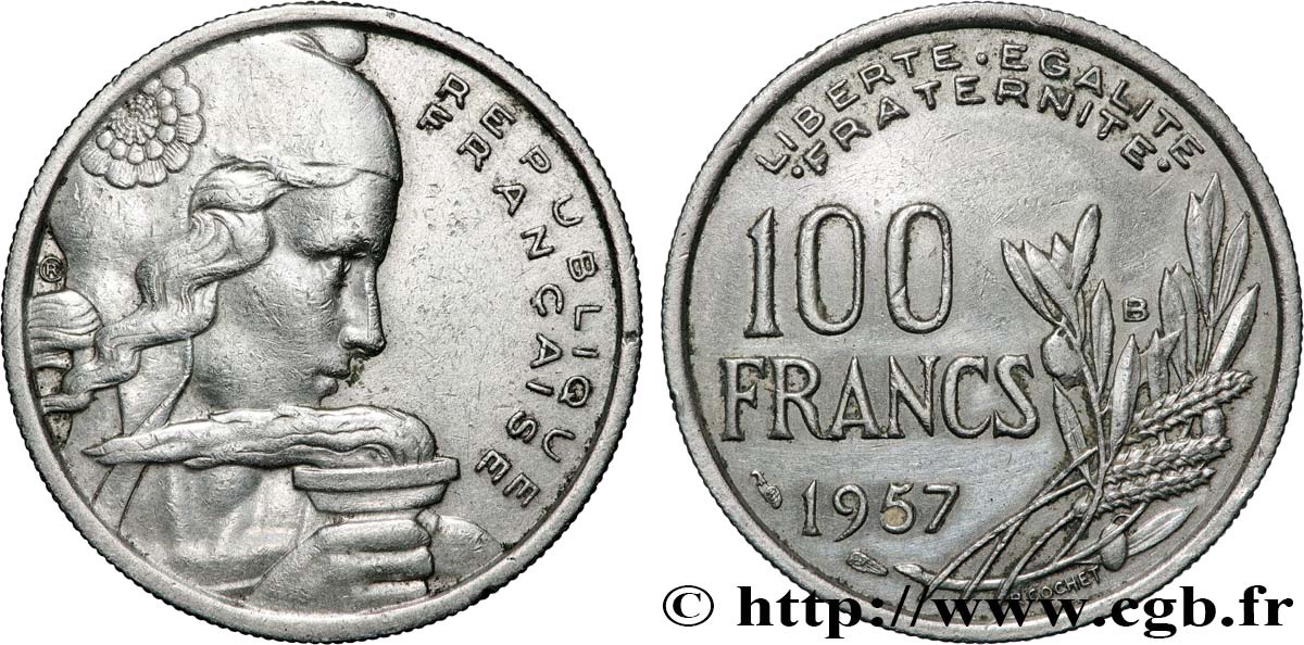 100 francs Cochet 1957 F.450/10 fSS