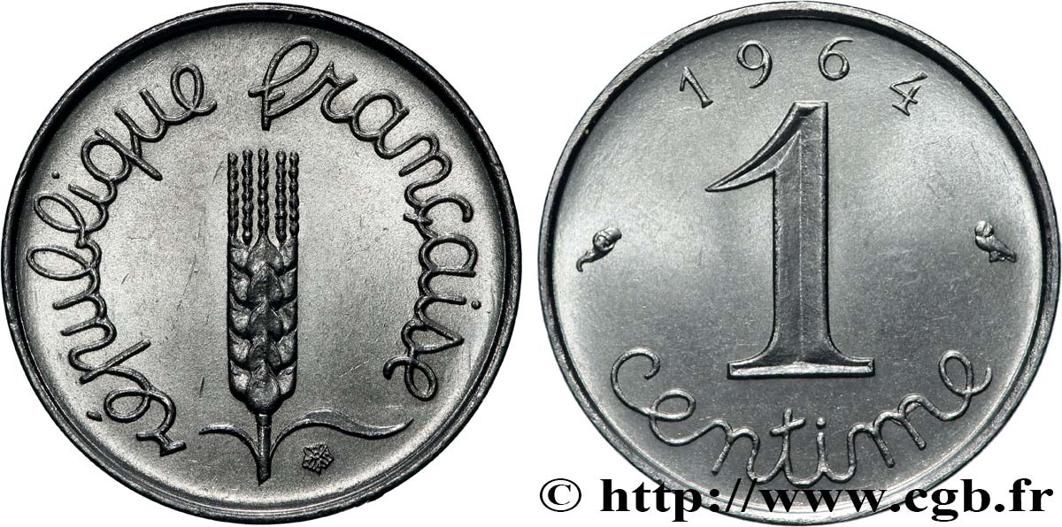 1 centime Épi 1964 Paris F.106/8 SPL