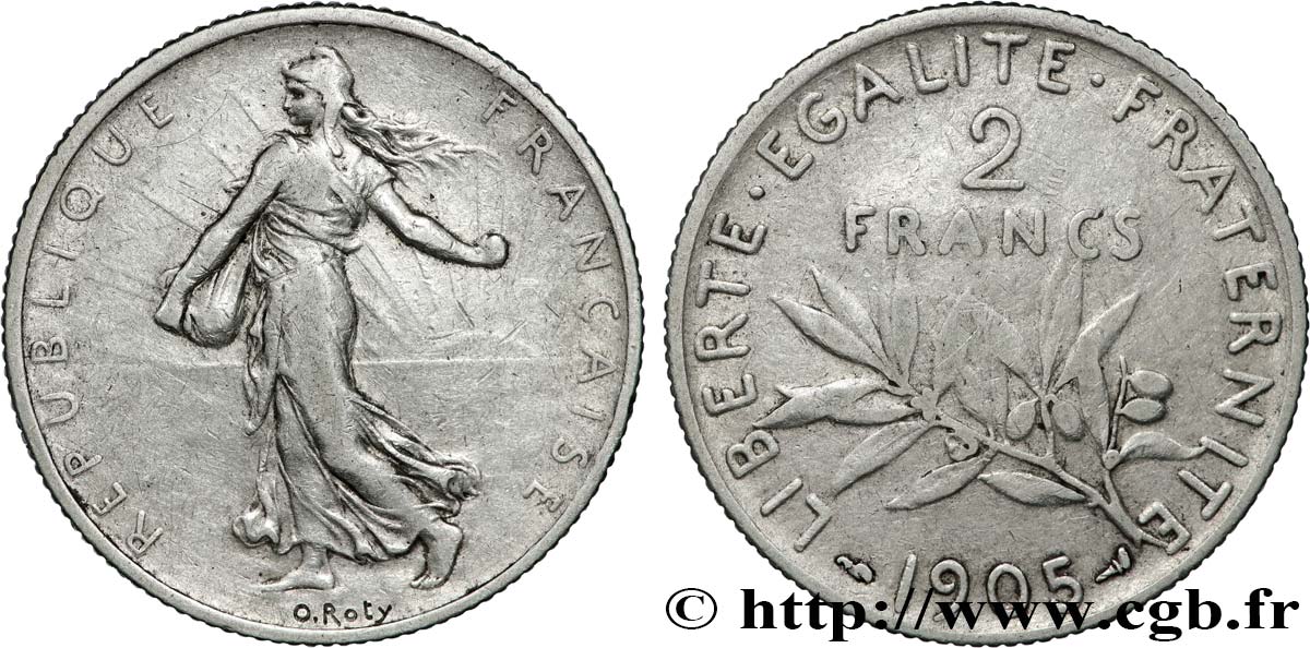 2 francs Semeuse 1905  F.266/9 TB+ 