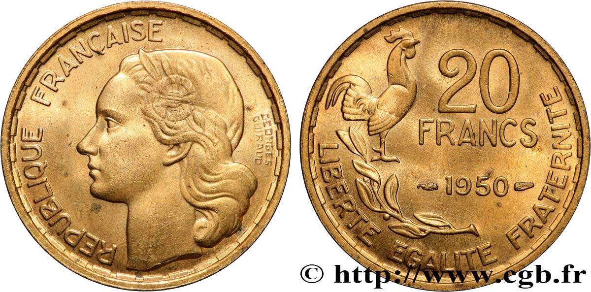 20 francs Georges Guiraud 1950 F.401/1 SPL63