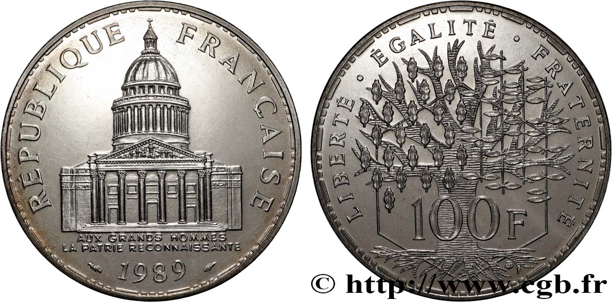 100 francs Panthéon 1989  F.451/9 MS 