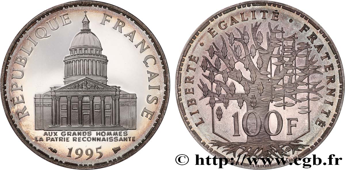 100 francs Panthéon, BE (Belle Épreuve) 1995 F.451/17 MS
