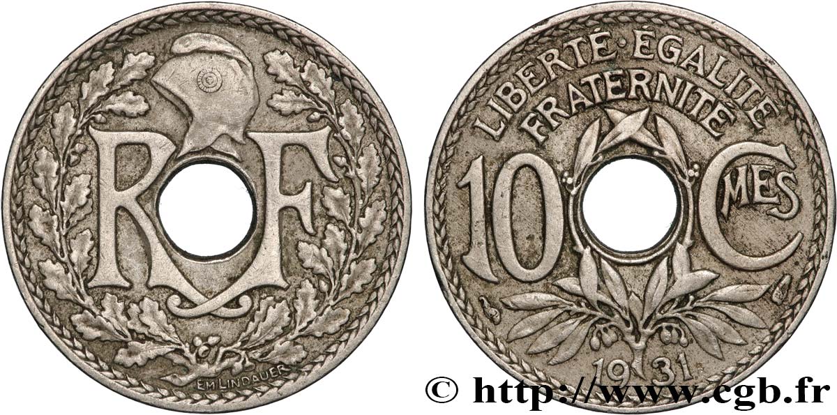 10 centimes Lindauer 1931  F.138/18 TTB+ 