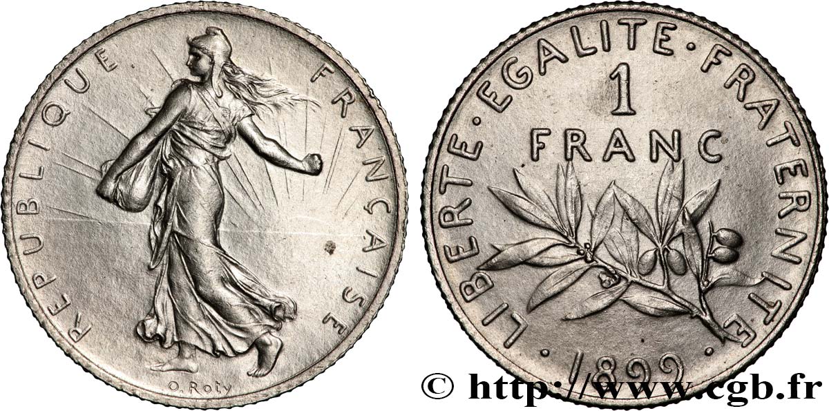 1 franc Semeuse 1899 Paris F.217/3 SPL