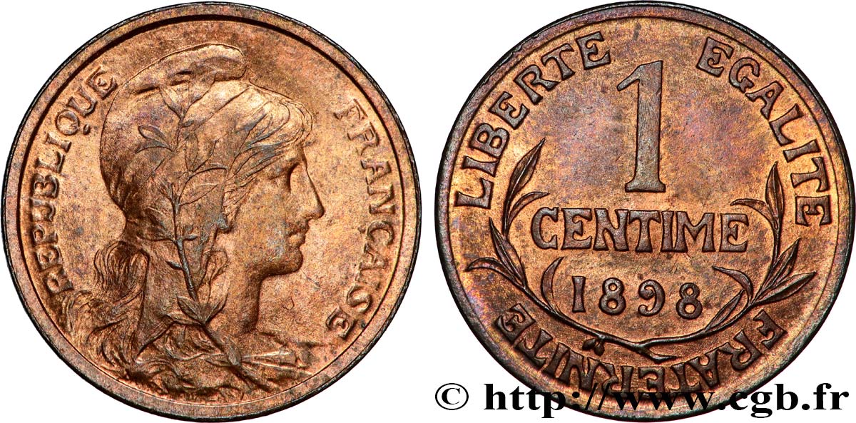 1 centime Daniel-Dupuis 1898 Paris F.105/1 SPL63