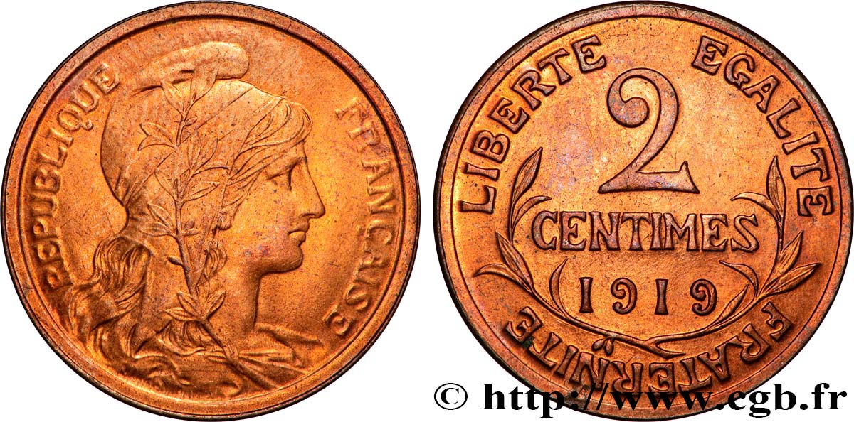 2 centimes Daniel-Dupuis 1919 Paris F.110/19 SPL64