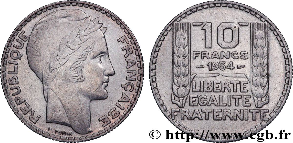 10 francs Turin 1934 F.360/7 SS