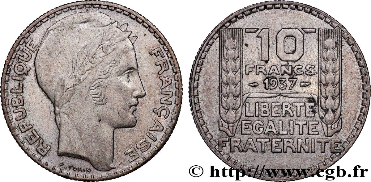 10 francs Turin 1937 F.360/8 TTB
