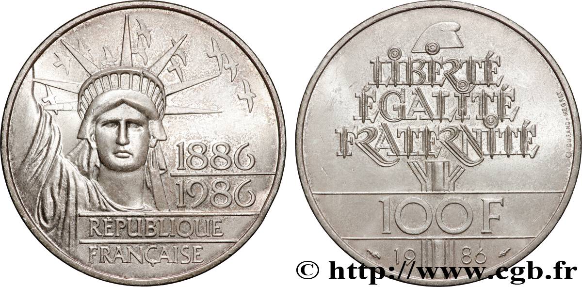 100 francs Liberté (Statue de la) 1986 F.454/2 EBC