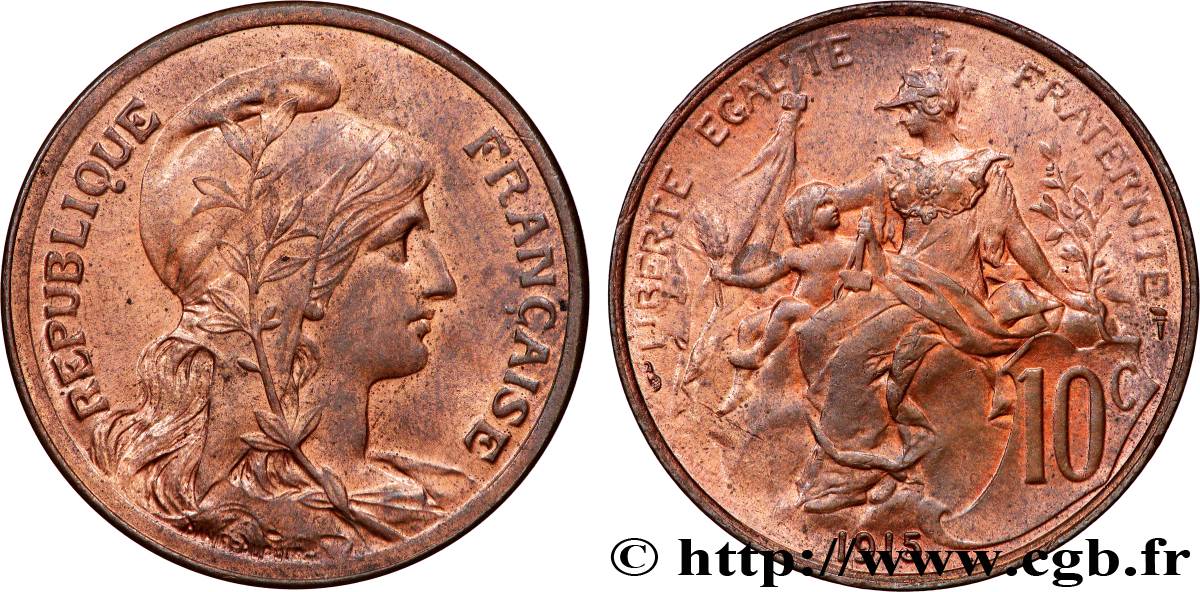 10 centimes Daniel-Dupuis 1915 F.136/24 SPL63