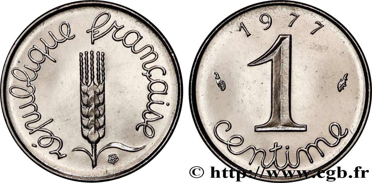 1 centime Épi 1977 Pessac F.106/31 FDC