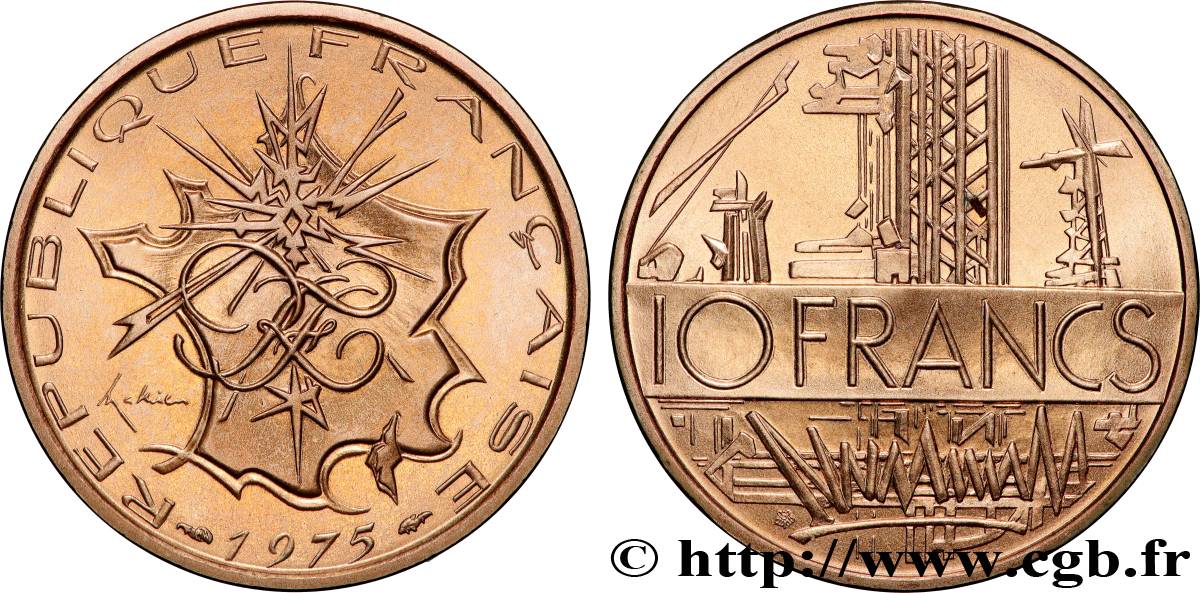 10 francs Mathieu 1975 Pessac F.365/3 ST