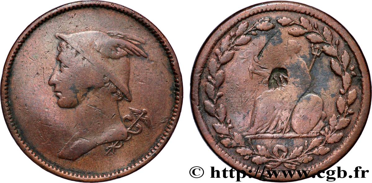 ROYAUME-UNI (TOKENS) 1/2 Penny token - Hermes n.d.  TB+/TB