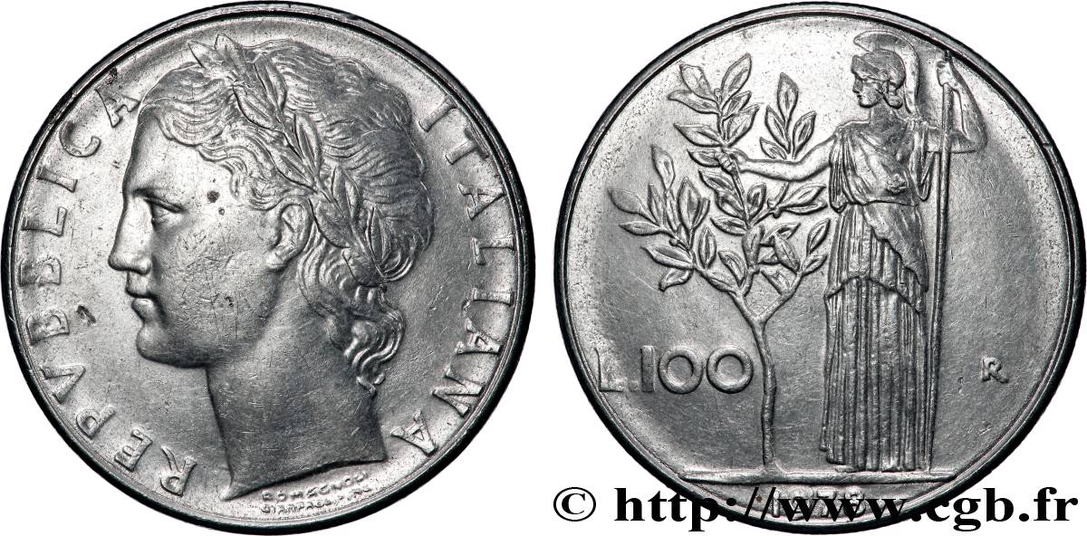 ITALY 100 Lire 1978 Rome AU