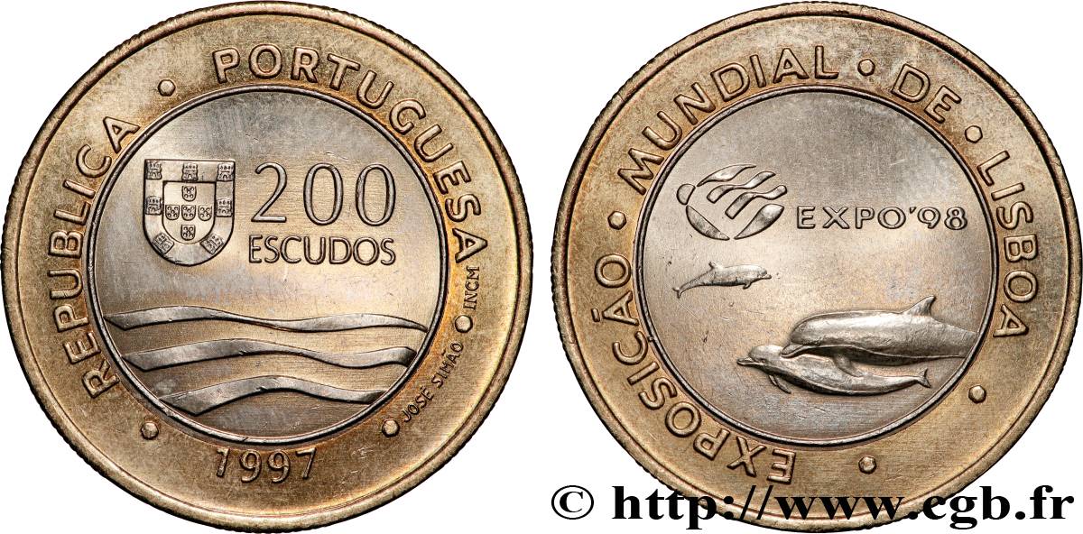 PORTUGAL 200 Escudos Exposition Universelle de Lisbonne - Expo 98 1997 Lisbonne SUP