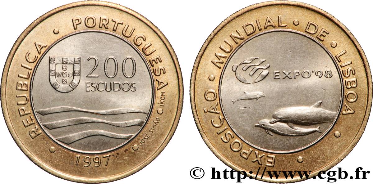 PORTUGAL 200 Escudos Exposition Universelle de Lisbonne - Expo 98 1997 Lisbonne SUP