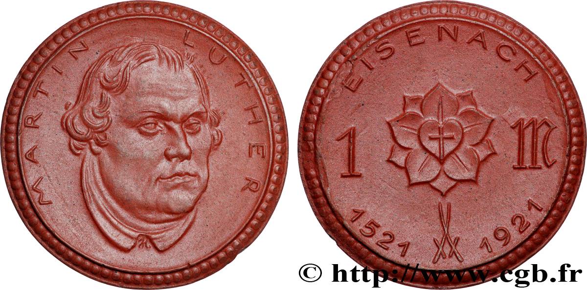 ALLEMAGNE - Notgeld 1 Mark - EISENACH 1921  SUP
