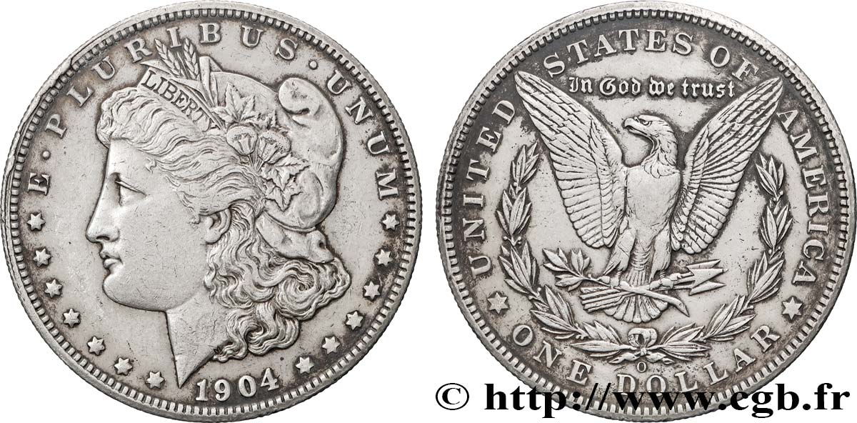 UNITED STATES OF AMERICA 1 Dollar Morgan 1904 Nouvelle-Orléans - O AU