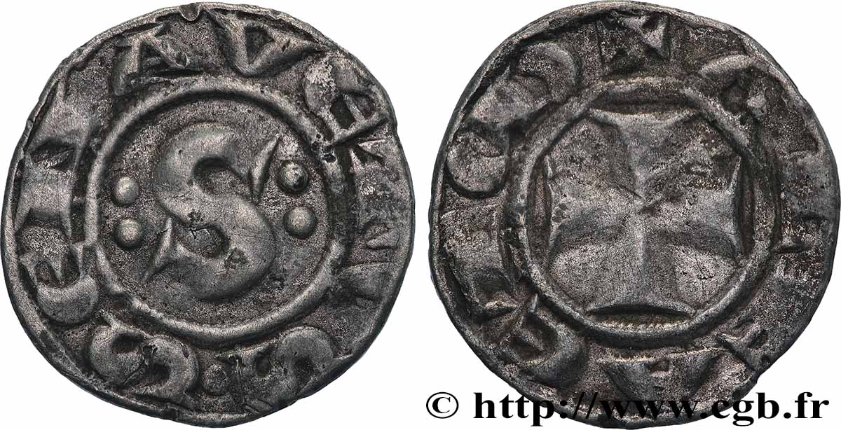 ITALY - REPUBLIC OF SIENA Denier n.d. Sienne XF