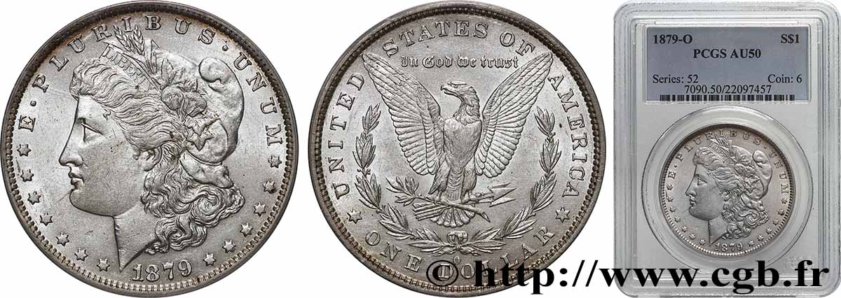 UNITED STATES OF AMERICA 1 Dollar type Morgan 1879 Nouvelle-Orléans AU50 PCGS