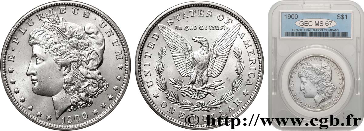 ÉTATS-UNIS D AMÉRIQUE 1 Dollar Morgan 1900 Philadelphie FDC67 autre