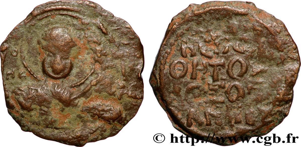 CRUSADES - PRINCIPALITY OF ANTIOCHUS - TANCRED Follis 1104-1112 Antioche q.BB