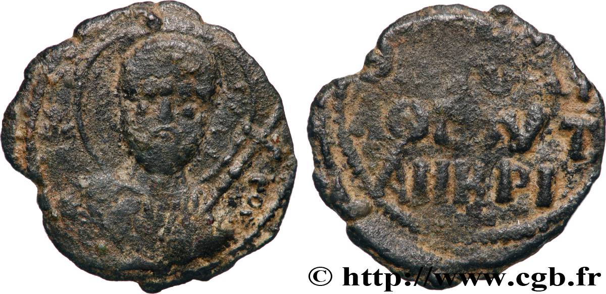 CRUSADES - PRINCIPALITY OF ANTIOCHUS - TANCRED Follis 1104-1112 Antioche BB