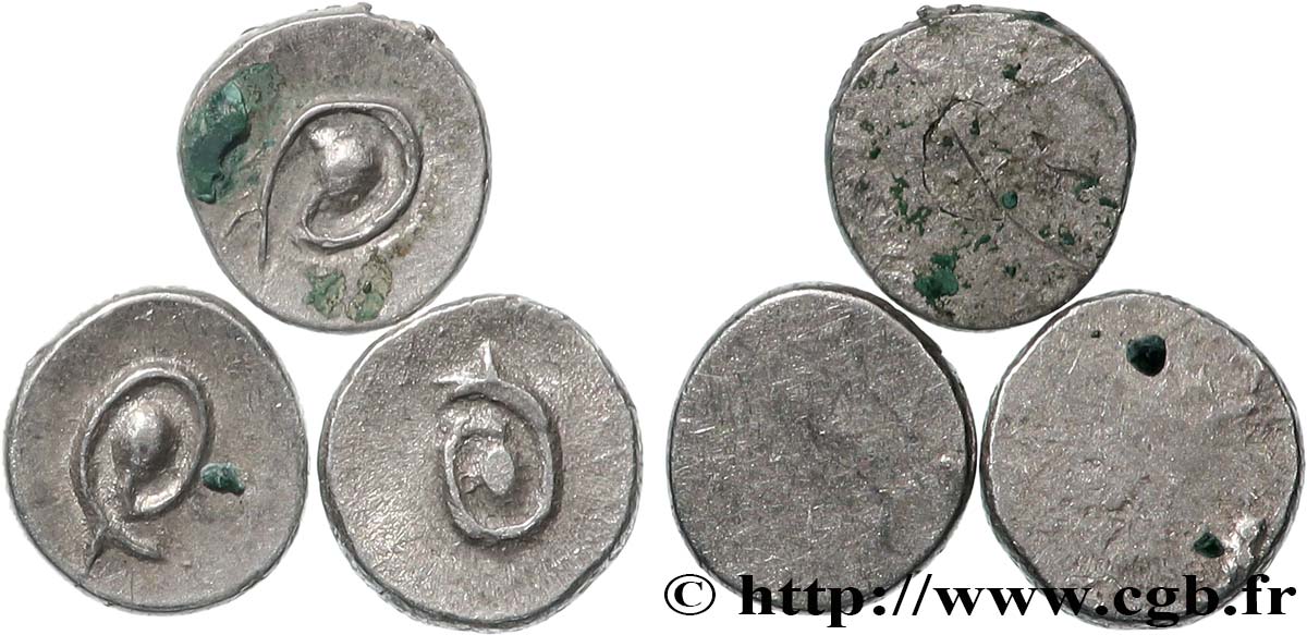 CAMBODGE - ROYAUME DU CAMBODGE - ANG DUONG Lot 3 x 1 Pe n.d TTB