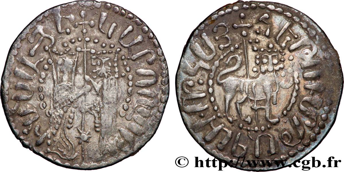 CILICIE - ROYAUME D ARMÉNIE - HÉTHOUM et ISABELLE Tram c. 1250 Atelier indéterminé TTB/TTB+