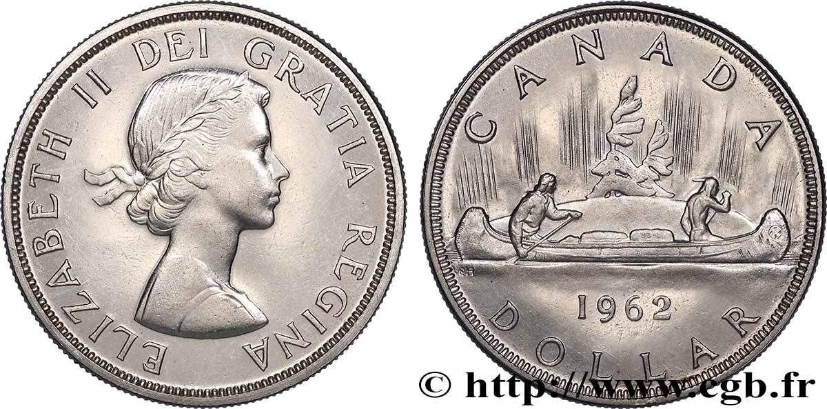 CANADA 1 Dollar Elisabeth II 1962 SUP