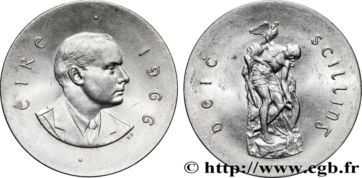 IRELAND REPUBLIC 10 Shilling 50e anniversaire du soulèvement de Pâques 1916 1966 MS