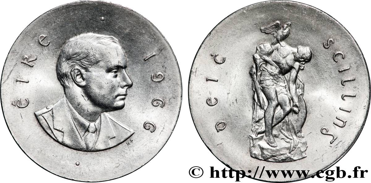 IRELAND REPUBLIC 10 Shilling 50e anniversaire du soulèvement de Pâques 1916 1966 MS