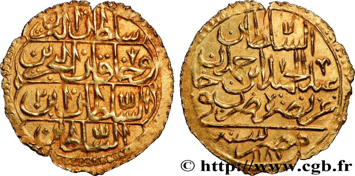 EGYPT Zeri Mahbub AH 1187 1773 AU