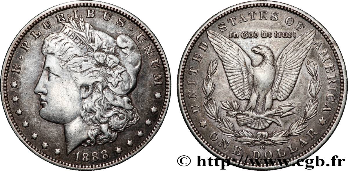 UNITED STATES OF AMERICA 1 Dollar type Morgan 1888 Nouvelle-Orléans - O AU
