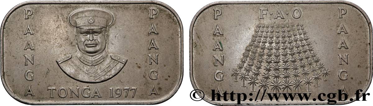 TONGA 1 Pa’anga roi Taufa’ahau Tupou IV - FAO 1977 Camberra AU