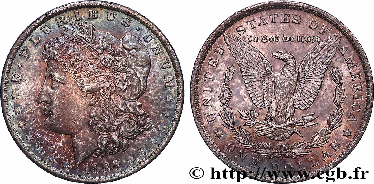 UNITED STATES OF AMERICA 1 Dollar Morgan 1885 Nouvelle-Orléans MS