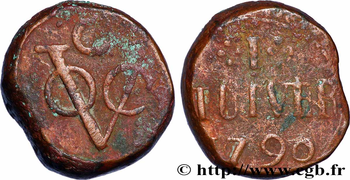 CEYLON 1 Stuiver 1790 Colombo SS