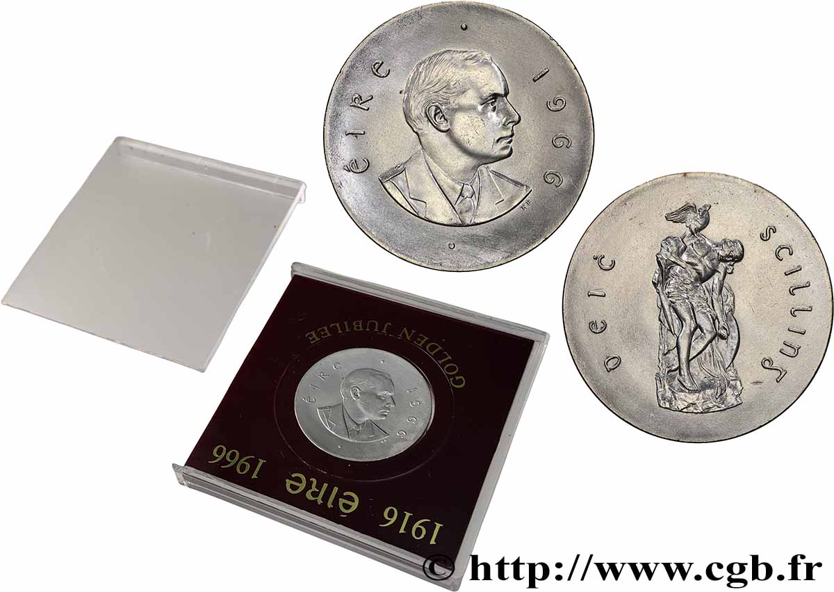 IRLANDA 10 Shilling 50e anniversaire du soulèvement de Pâques 1916 1966 SPL
