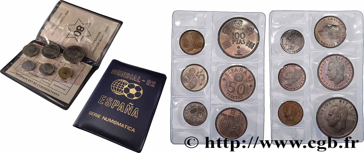 ESPAGNE Série FDC coupe du Monde de Football 1982 1980 FDC