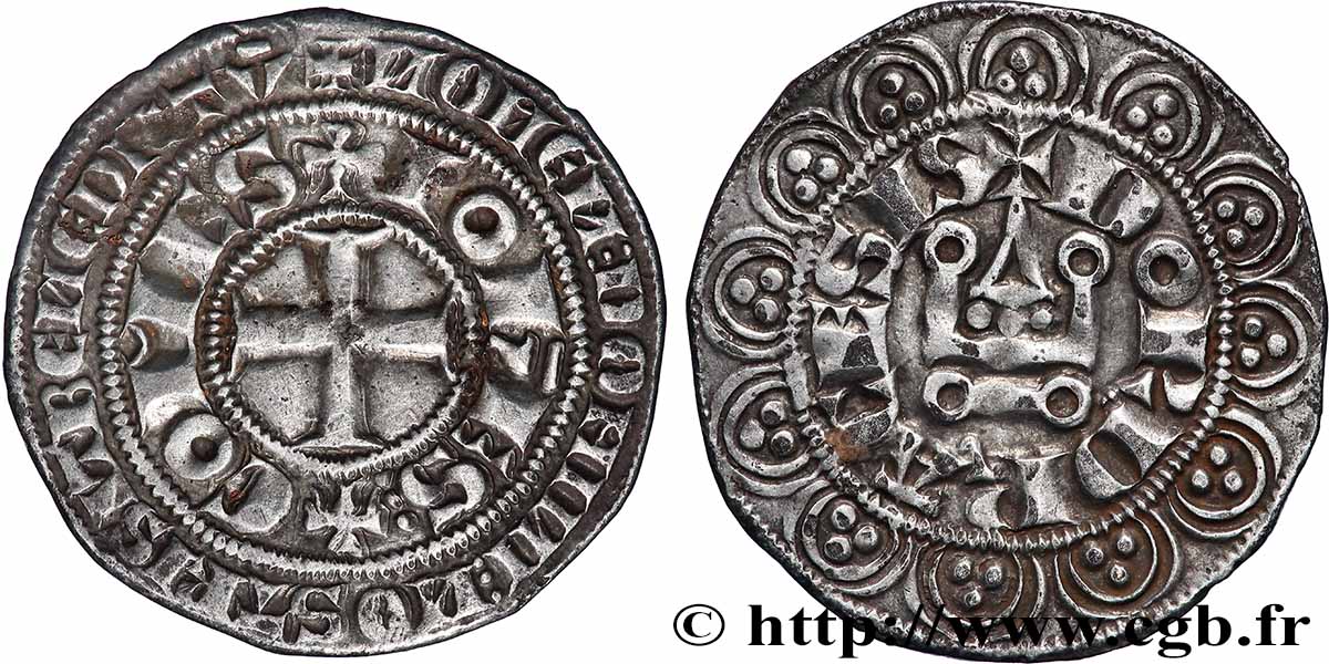 HOLLANDE - COMTÉ DE HOLLANDE - JEAN II D AVESNES Gros s.m. Dordrecht AU