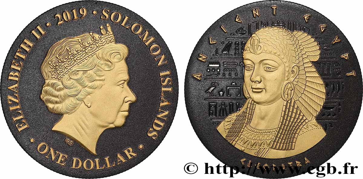 SOLOMON-INSELN 1 Dollar Cléopatre 2019 ST