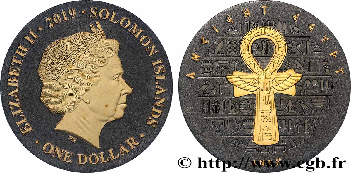 SOLOMON ISLANDS 1 Dollar Ankh 2019 MS